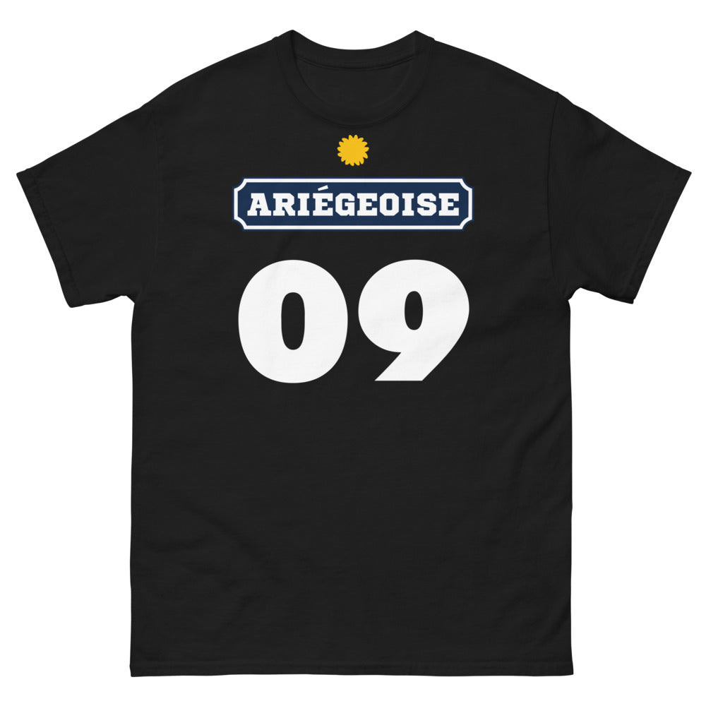 T-shirt Ariège noir - Passion et Origine