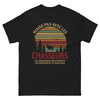 T-shirt Chasseur noir - Niaise pas avec les chasseurs