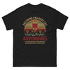 T-shirt Auvergne noir - Déconne pas avec les Auvergnats