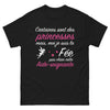 T-shirt Aide-Soignante noir - Fée Pas Chier, humour et fierté