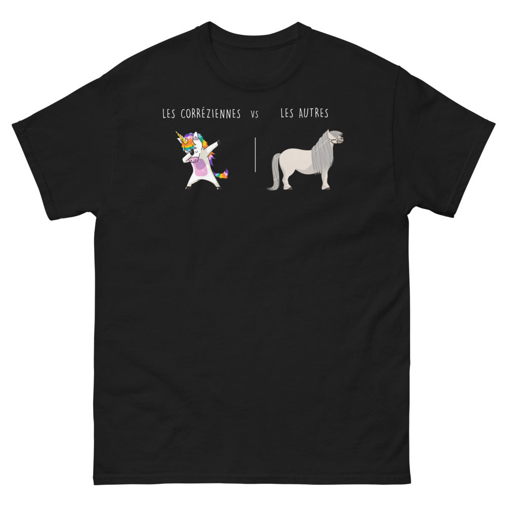 T-shirt Corrézien noir - Les Corréziennes vs Les Autres