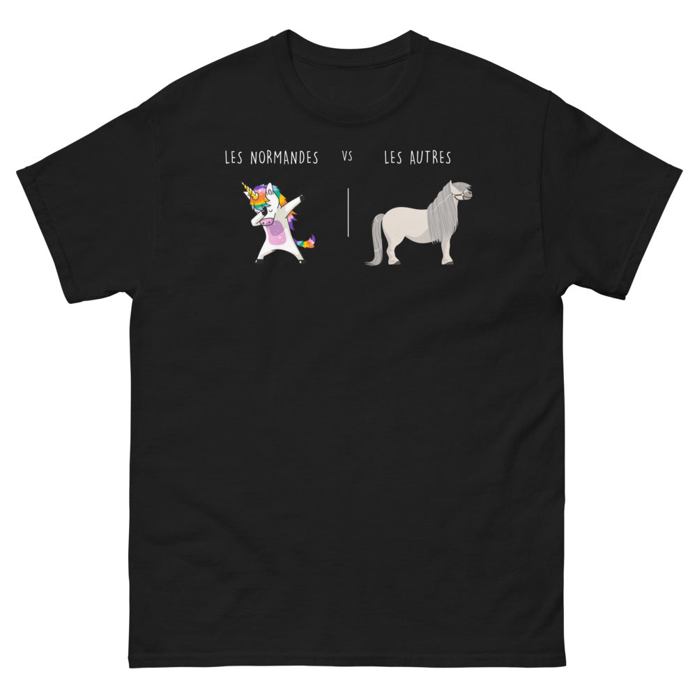 T-shirt Normandie noir - Les Normandes vs Les Autres