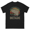 T-shirt Bretagne noir - Sauvons la planète, pas la Bretagne