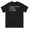 T-shirt Franco-Ontarien noir - L'Homme, Le Mythe, La Légende