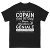 T-shirt Bretagne noir - Fier copain d'une Bretonne