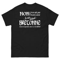 Thumbnail for T-shirt Bretagne noir - Fier d'être avant tout breton