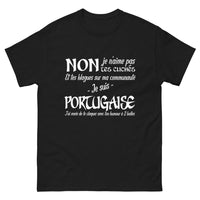 Thumbnail for T-shirt Portugal noir - Non, je n'aime pas tes clichés