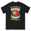 T-shirt Portugal noir - Je suis Extraordinaire, je suis Portugais !