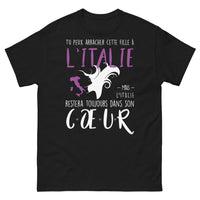 Thumbnail for T-shirt Italie noir - L'Italie Dans Son Coeur
