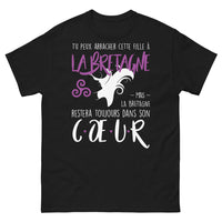 Thumbnail for T-shirt Bretagne noir - La Bretagne dans le cœur
