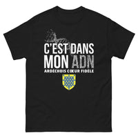 Thumbnail for T-shirt Ardèche noir - C'est dans mon ADN