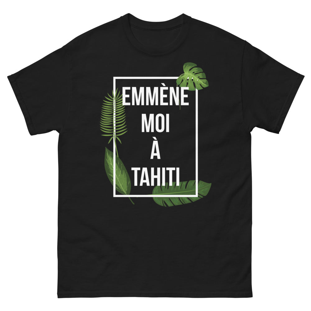 T-shirt Tahiti noir - Emmène-moi à Tahiti