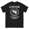T-shirt Bretagne noir - Là où mon histoire commence
