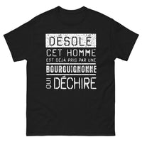 Thumbnail for T-shirt Bourgogne noir - Désolé cet homme est déjà pris