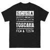 T-shirt Toscane noir - Impegnato con una Figa Tosta