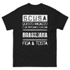 T-shirt Italie marine - Impegnato con una brasiliana figa tosta