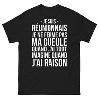 Thumbnail for T-shirt Réunionnais noir - Fier de ma parole