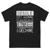 T-shirt Tahiti noir - Désolé cet homme est déjà pris