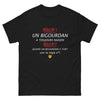 T-shirt Bigourdan noir - Règle N°1 : un Bigourdan a toujours raison