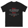 T-shirt Normand noir - Un Normand a toujours raison