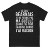 T-shirt Béarnais noir - Je suis Béarnais, je ne me tais pas