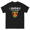 T-shirt Landais noir - Têtu et Acharné avec humour