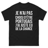 T-shirt Portugal noir - Fier de mes racines