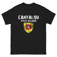 Thumbnail for T-shirt Cantalou noir - Têtu et Acharné, fier de ses racines