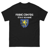 Thumbnail for T-shirt Franc-Comtois noir - Têtu et Acharné