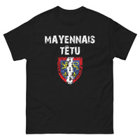 Thumbnail for T-shirt Mayennais noir - design sombre et caractère local