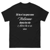 T-shirt Italie noir - Si tu n'as pas une Italienne dans ta vie