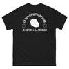 T-shirt Réunion noir - La réalité est trop dure, je me tire