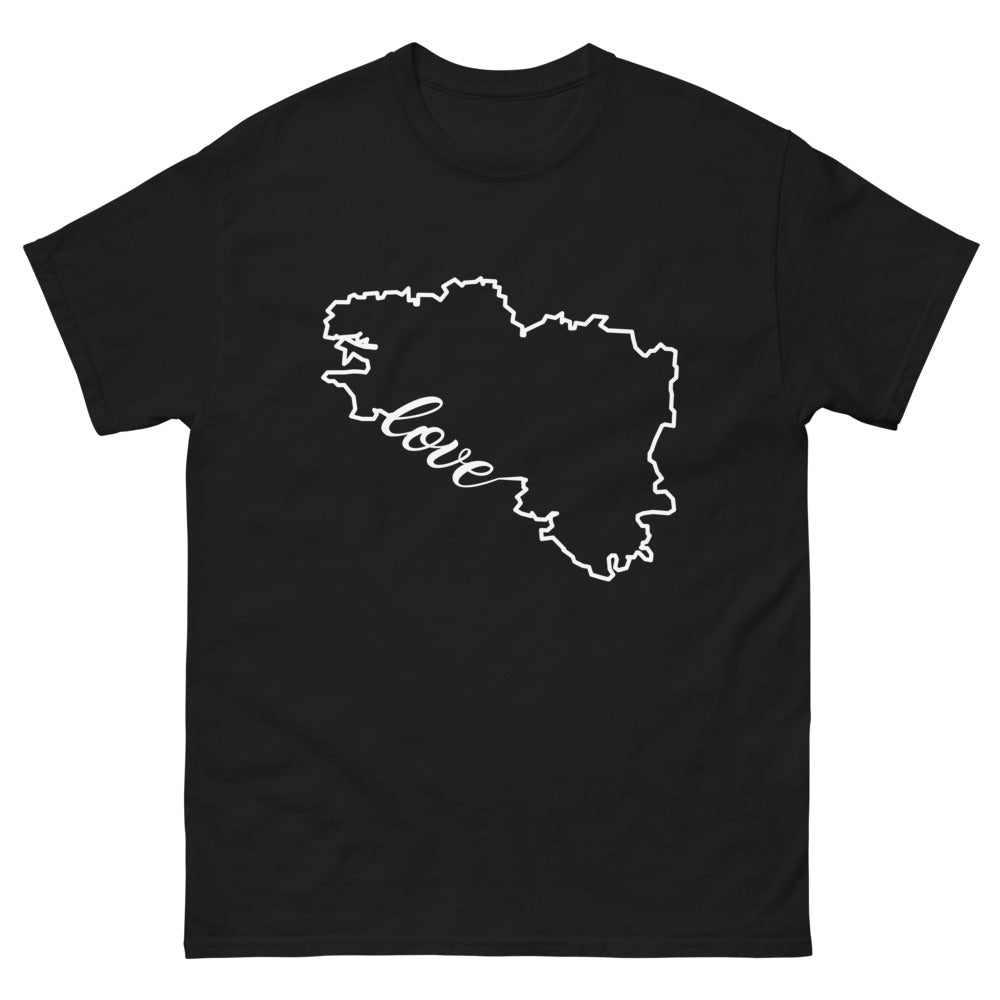 T-shirt Québec noir - Embrassez votre côté québécois
