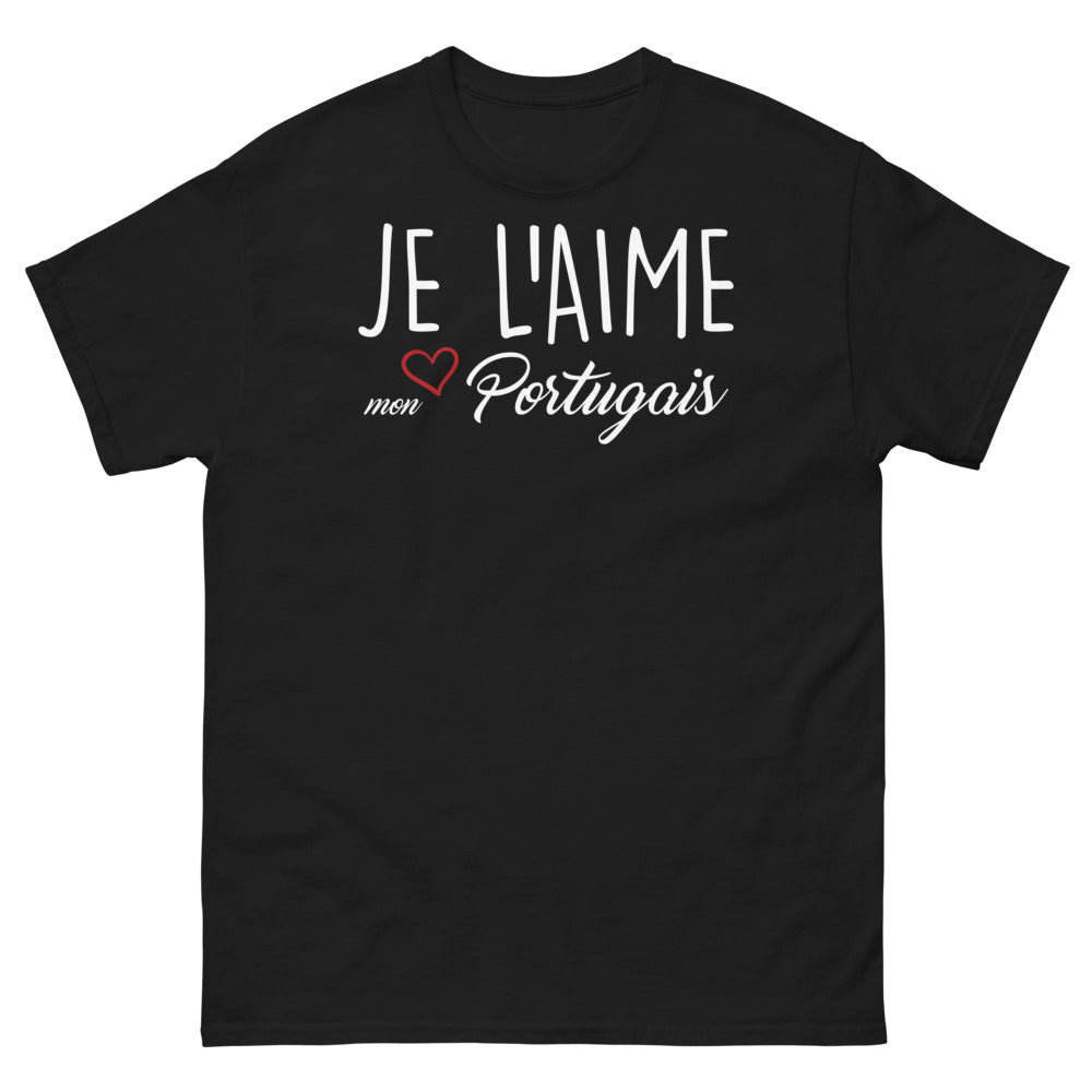 T-shirt Portugal noir - Je Aime Mon Portugais