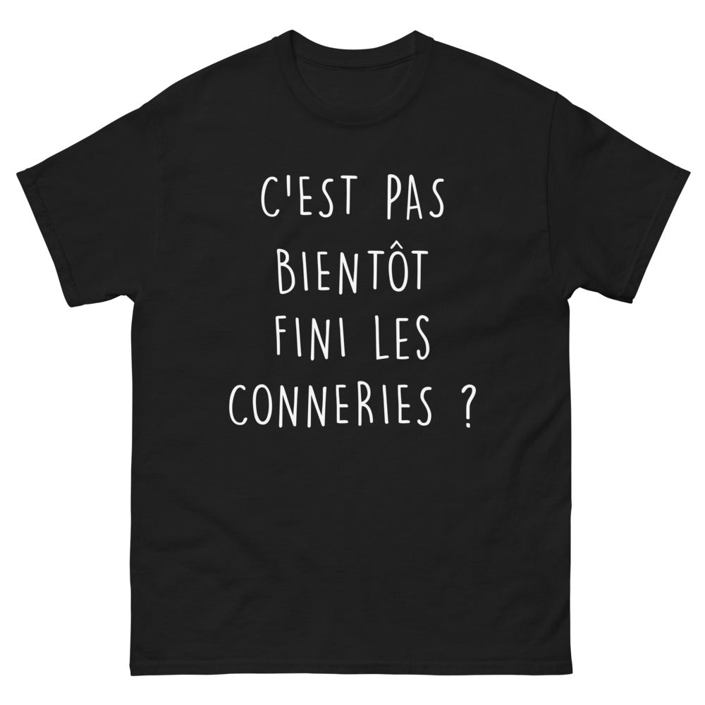 T-shirt Bretagne noir - C'est pas bientôt fini les conneries
