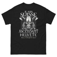 Thumbnail for T-shirt Suisse noir - C'est Qui le Boss?