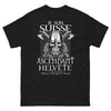T-shirt Suisse noir - C'est Qui le Boss?