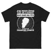 T-shirt Franche-Comté noir - Je suis en Franche-Comté