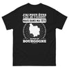 T-shirt Bourgogne noir - J'ai peut-être l'air de t'écouter