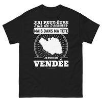 Thumbnail for T-shirt Vendée noir - J'ai l'air de t'écouter