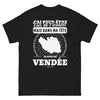 T-shirt Vendée noir - J'ai l'air de t'écouter