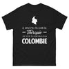 T-shirt Colombie noir - Pas besoin de thérapie, juste aller