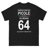 T-shirt Béarn noir - Adjudant Sébastien, humour local