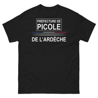 Thumbnail for T-shirt Ardèche noir - Préfecture de Picole