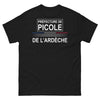 T-shirt Ardèche noir - Préfecture de Picole