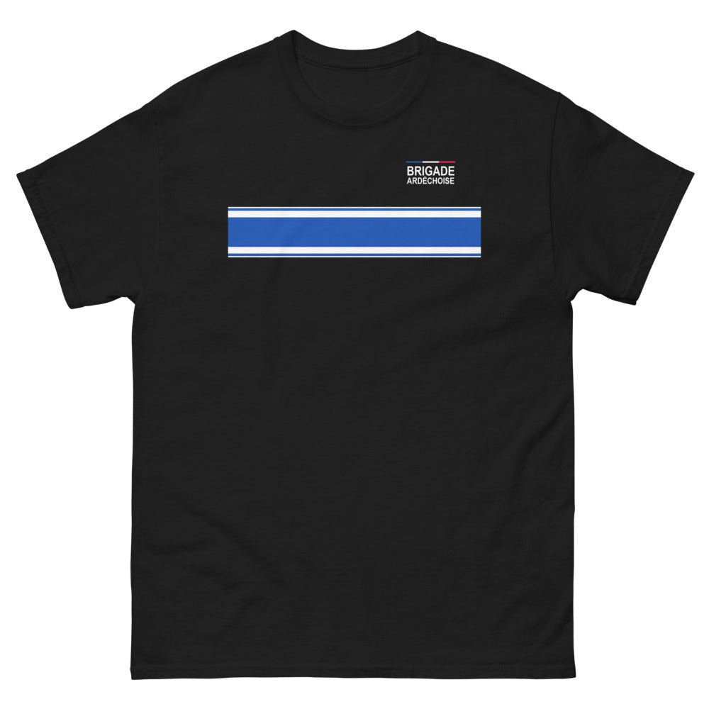 T-shirt Ardèche noir - Fierté régionale et humour local