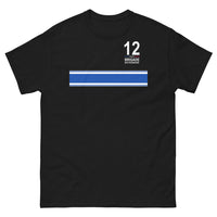 Thumbnail for T-shirt Aveyron noir - Brigade Aveyronnaise design sombre