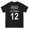 T-shirt Aveyron noir - Préfecture de Picol avec humour