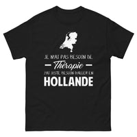 Thumbnail for T-shirt Hollande noir - Besoin d'aller en Hollande
