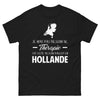 T-shirt Hollande noir - Besoin d'aller en Hollande